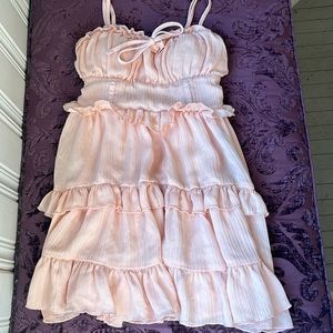 wild fable short light pink dress